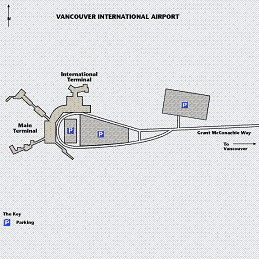Vancouver Airport (YVR) Map